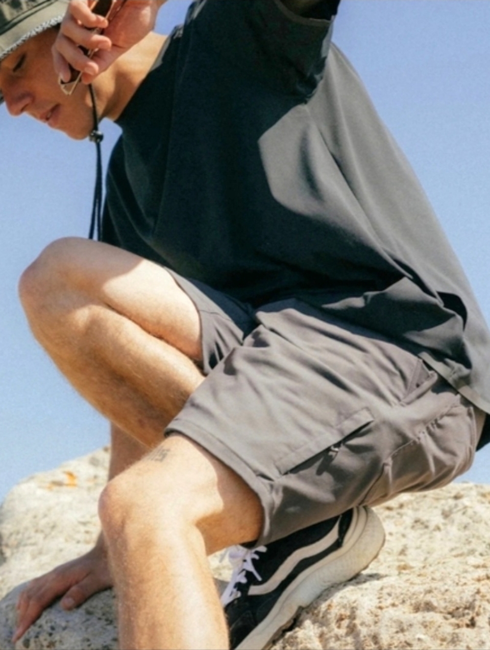 686 Everywhere Hybrid Shorts Gray Men's 30X8 Outdoor Hiking Climbing